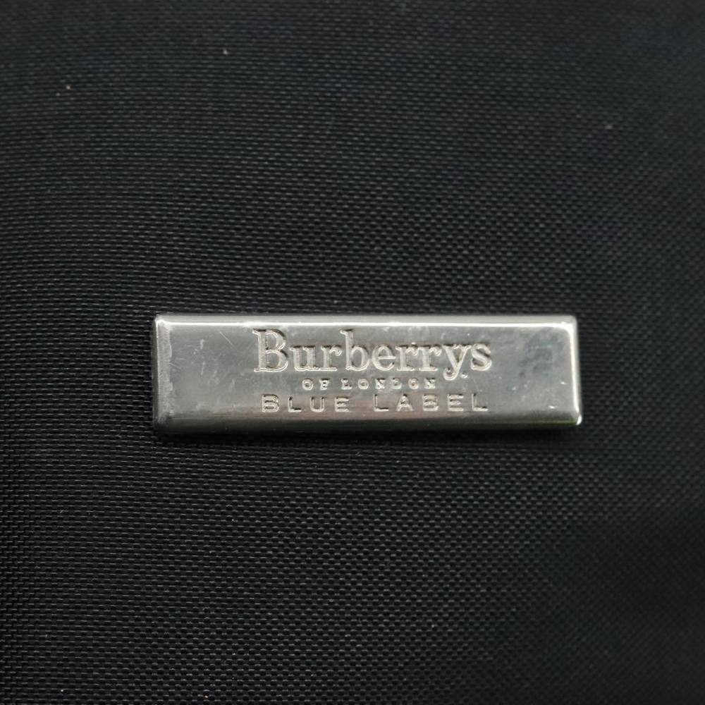 Burberrys Blue Label Tote Bag Nylon Black Auth bs21183 - Picture 10 of 16